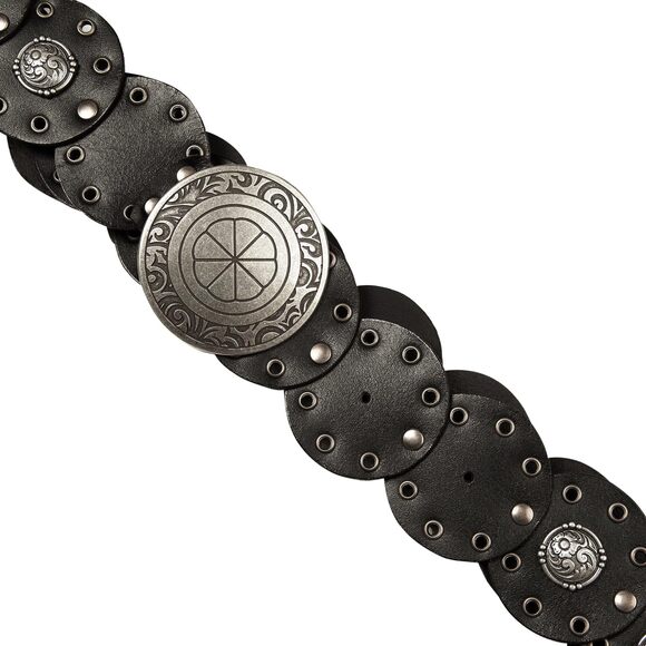 6633 Women Western Style Fashion Leather Belt With Metal Buckle